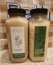 Bath  Body Works Aromatherapy Eucalyptus Spearmint Bath Soak Salts Bubble Bath