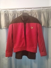 ANOVOS Picard 'Darmok' Jacket, Undershirt, Pips & Combadge Lot!