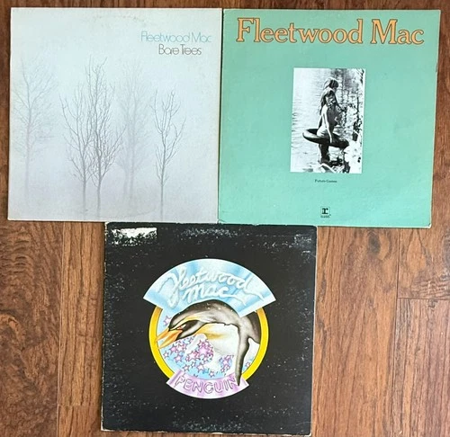 Lot of 3 Fleetwood Mac Vinyl LPs Future Games Bare Trees Penguin