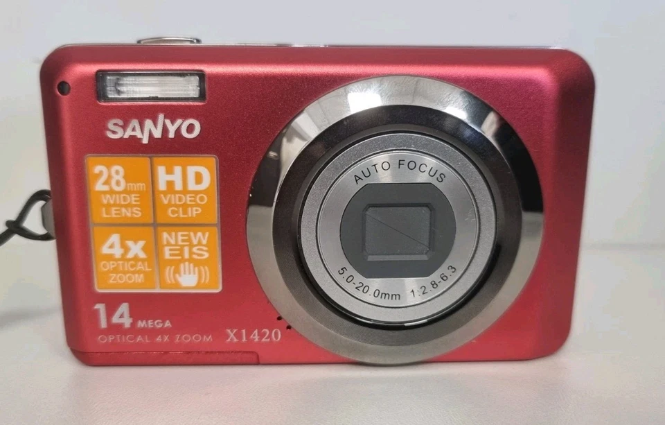 Sanyo VPC-X1420 rot 14 MP Digitalkamera - Bild 4 von 4