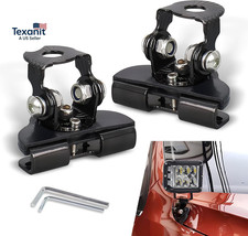 2 PCS Car LED Light Bar Mounting Bracket, Non-Destructive Fixing Stand for Hood