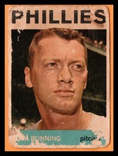 Venezolano Topps 1964 Jim Bunning #265 Philadelphia Phillies Ptd en Venezuela