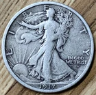 1917-S LIBERTY WALKING HALF DOLLAR OBVERSE MINT