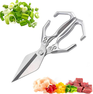 Robuste Küchenschere - Edelstahl Schere Ergonomisch Für Fleisch | Vielseitige Kü