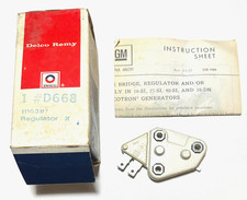 Delco Remy Alternator Voltage Regulator NOS D668 1116387