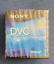 Lot of 5 Sony DVC video cassettes