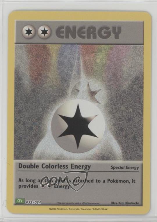 Double Colorless Energy Holo Pokemon TCG Classic Venusaur Deck (CLV) #032