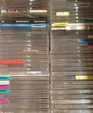 Empty CD Jewel Cases Lot of 75 clear Standard Size