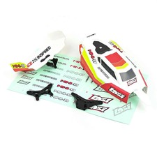 Losi Mini-B Body Shell Wing Red/White & FR/RR Shock Towers LOS210024 LOS214012