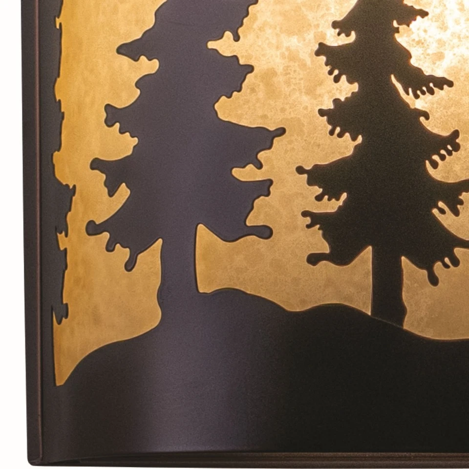 Yosemite 1-Light Wall Sconce in Rustic and Flush Style 11 Inch Tall and 8 Inches - Image 4 of 4