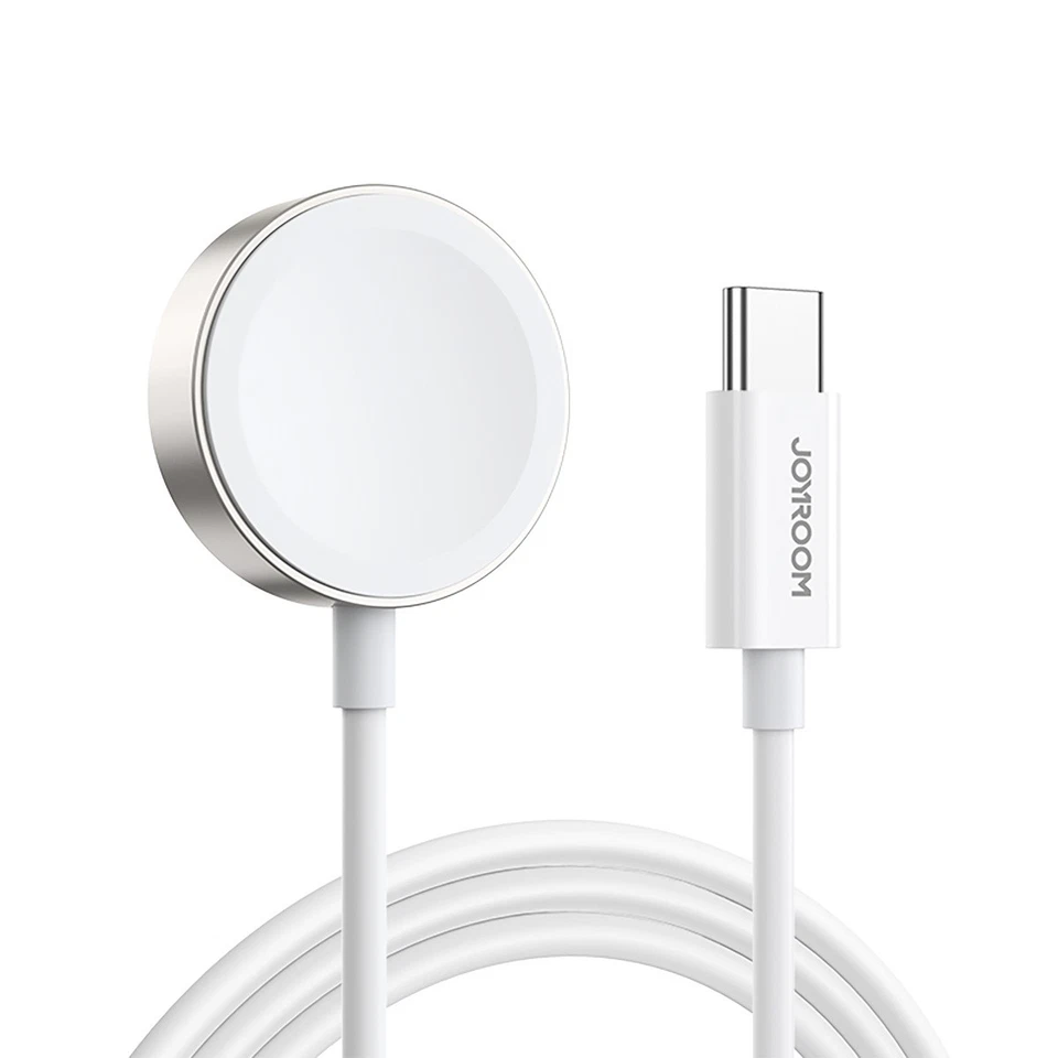 Cable Joyroom avec chargeur induction pour Apple Watch 1,2 m blanc (S-IW004) - Photo 1/1