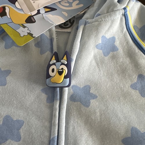 Bluey Soft Fleece Full Zip Side Pockets Embroidered - Picture 3 of 12