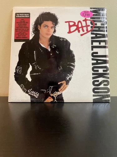 Vintage 1987 Michael Jackson BAD Vinyl Record Album