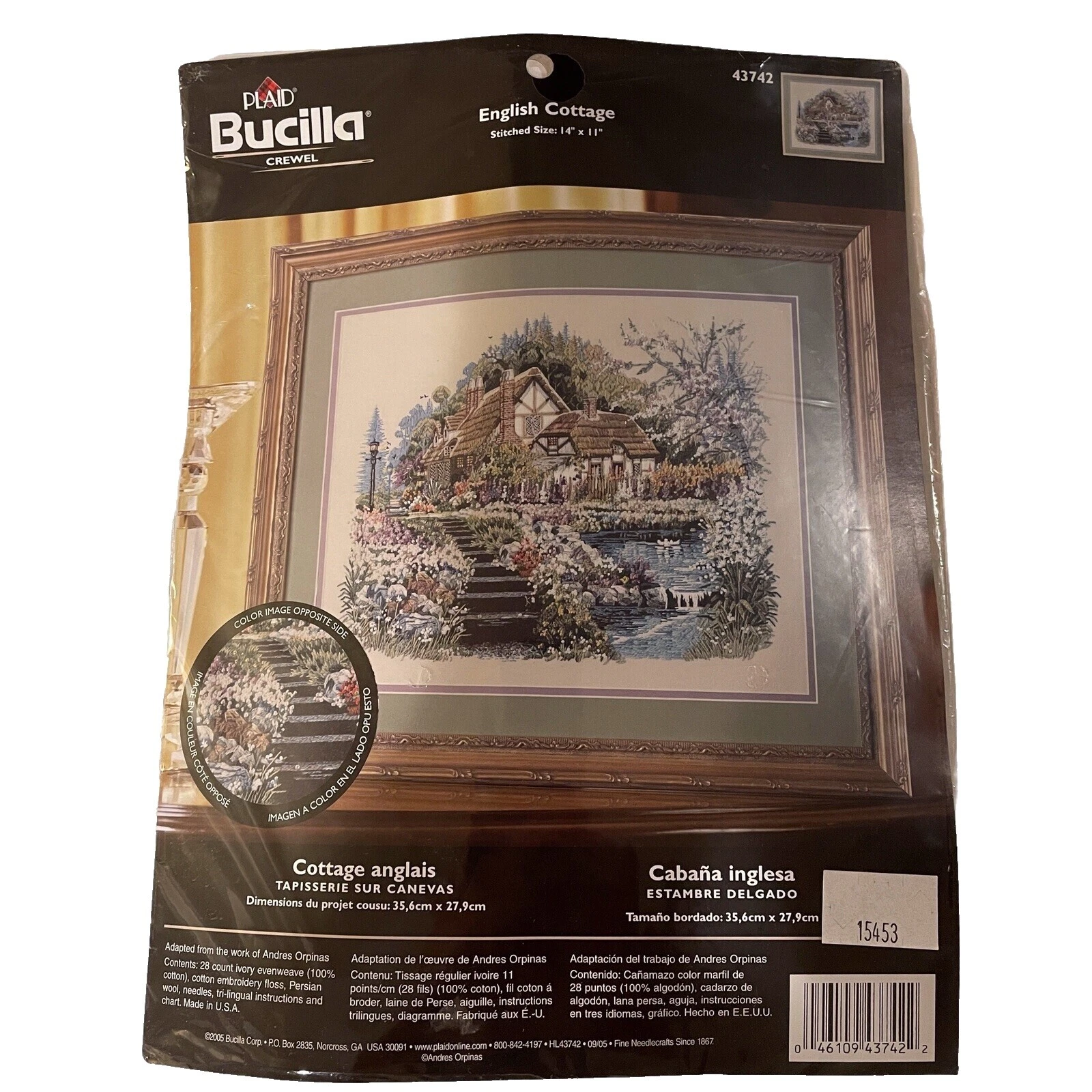 Bucilla Home & Garden Bordado crewel