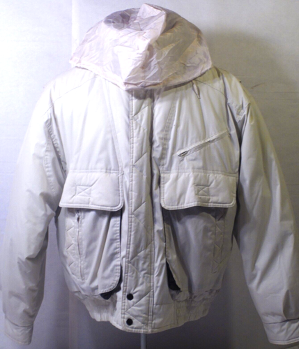 "North Bay" "New Dimension" anni 90 Y2K vintage taglia large con cappuccio antipioggia ed elastico in vita - Foto 5 di 15