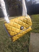 kate spade Small Flap crossbody Natalia Golden yarrow