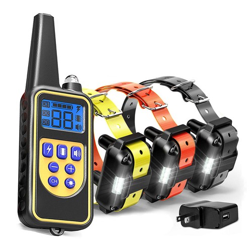 800M Antiladridos Descarga Eléctrica Mascota Perro Entrenamiento E-Collar Obediencia Control Remoto - Imagen 19 de 26