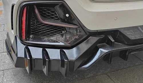 For Civic 2016-2021 Sedan Rear R Style Spoiler Design Plastic Rear Diffuser 1set - Picture 3 of 5