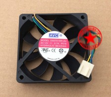 1pcs AVC DS07015R12U 7015 7cm forAMD temperature control CPU fan 4pin...