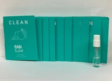 Clean Rain & Pear Eau Fraiche .05oz. spray NWOB *LOT OF 10 * Full As Pictured