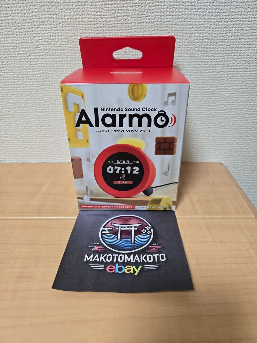 Nintendo Sound Clock Alarmo Alarm Clock NEW IN BOX From Nintendo Sound Clock Alarmo Alarm Clock NEW IN BOX From
