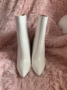 boohoo white booties