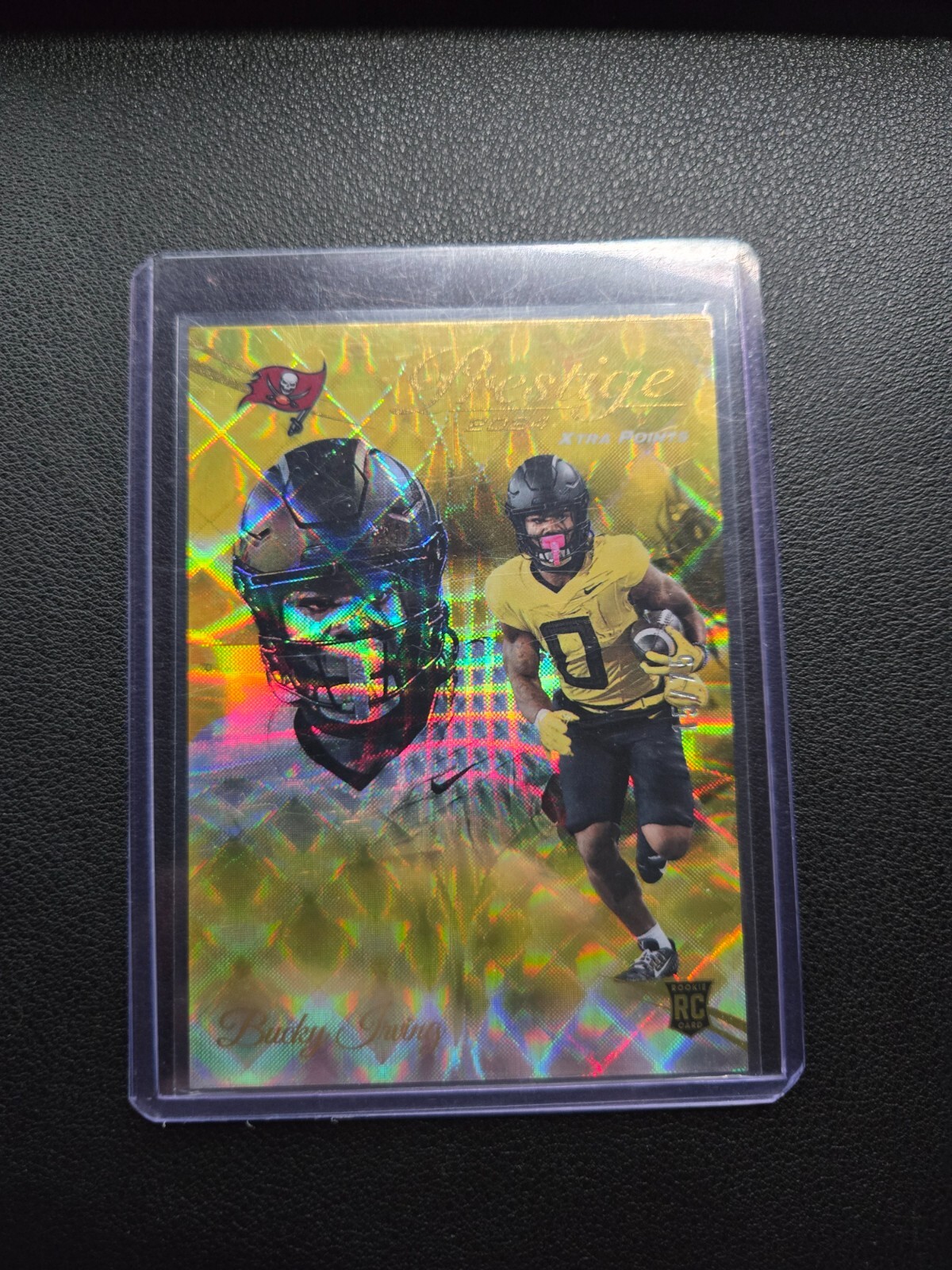 Bucky Irving Rookie Card RC 2024 Prestige Xtra Points Gold /75 #379 Buccaneers