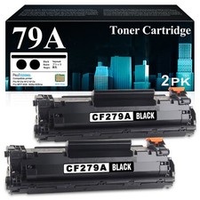 Compatible 79A Toner Cartridge (Black, 2-Pack) for HP Laserjet Pro M12a, M26nw