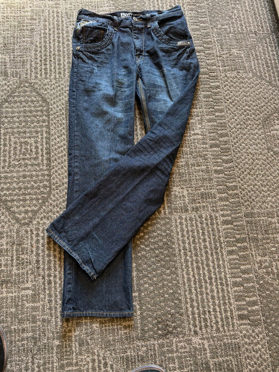 Vintage Enyce Jeans Mens 34X34 Blue Baggy Y2K Wide Leg Vintage Enyce Jeans Mens 34X34 Blue Baggy Y2K Wide Leg