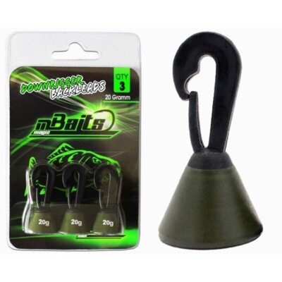 Angel Berger Back Lead Schnurabsenker Line Sinker 3er Pack