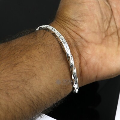 925 sterling silver handmade Unique twisting design fashion