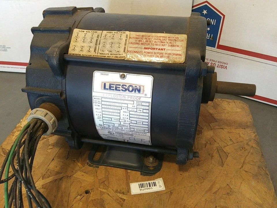 Leeson A6T17EB22A Explosion Proof Motor 1/3 HP - Image 2 of 4