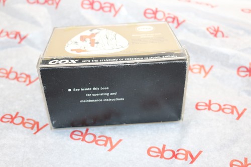 Vintage NOS Cox Tee-Dee .020 model airplane engine w/ plastic display case NICE - Picture 9 of 9