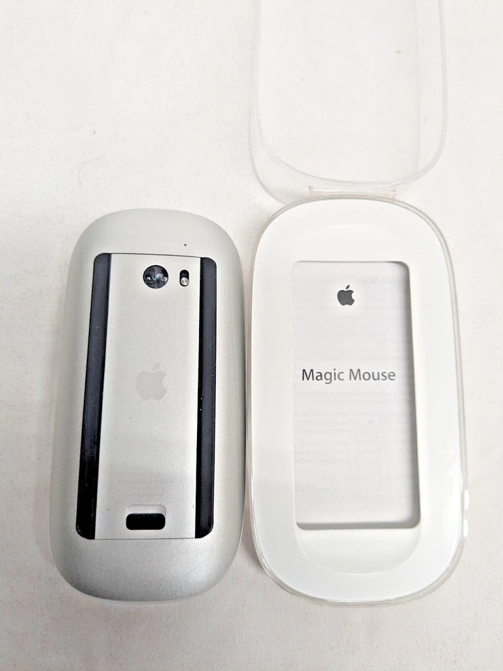 Apple Magic Bluetooth Wireless Mouse A1296 MB829LL/A  Tested - Works Good - NICE - Image 4 of 4
