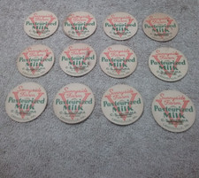 Sunnyside Farm - C.S. Mumma - Landisville PA - Pasteurized Milk Bottle Caps (12)