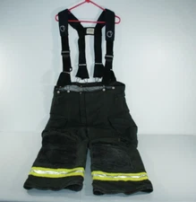 Janesville Lion Apparel FireFighter TurnOut Bunker Pants 40S x 26 Black