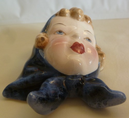 ART DECO GOLDSCHEIDER WIEN AUSTRIA PORCELAIN VERY SMALL WALL MASK - Picture 5 of 12