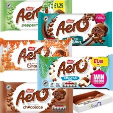 Aero Mixed Orange, Coconut, Peppermint, Hazelnut & Milk Chocolate 90g Gift Box