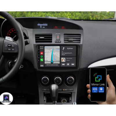 Apple Carplay For Mazda 3 2010-2013 GPS Navigation Android 13 Car