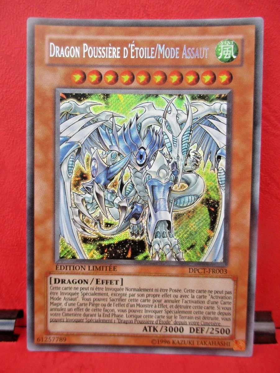 Carte Yu Gi Oh Dragon Poussière D étoile Mode Assaut Carte Yu-Gi-Oh Dragon Poussière D'étoile / Mode Assaut DPCT-FR003 Rare | eBay