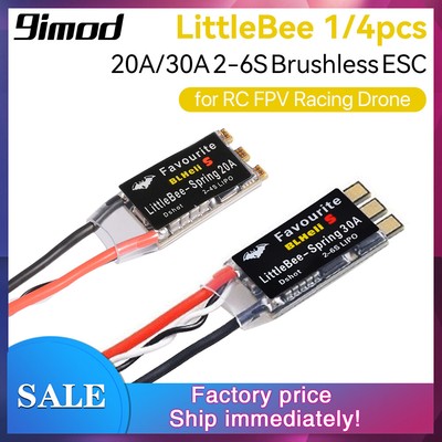LittleBee 20/30A 2-6S Bürstenloser ESC BLHeli_S OPTO Drehzahlregler für RCDrohne