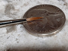 FLOQUIL PAINT BRUSH - 5/0 PURE RED SABLE - MADE IN THE USA - F204