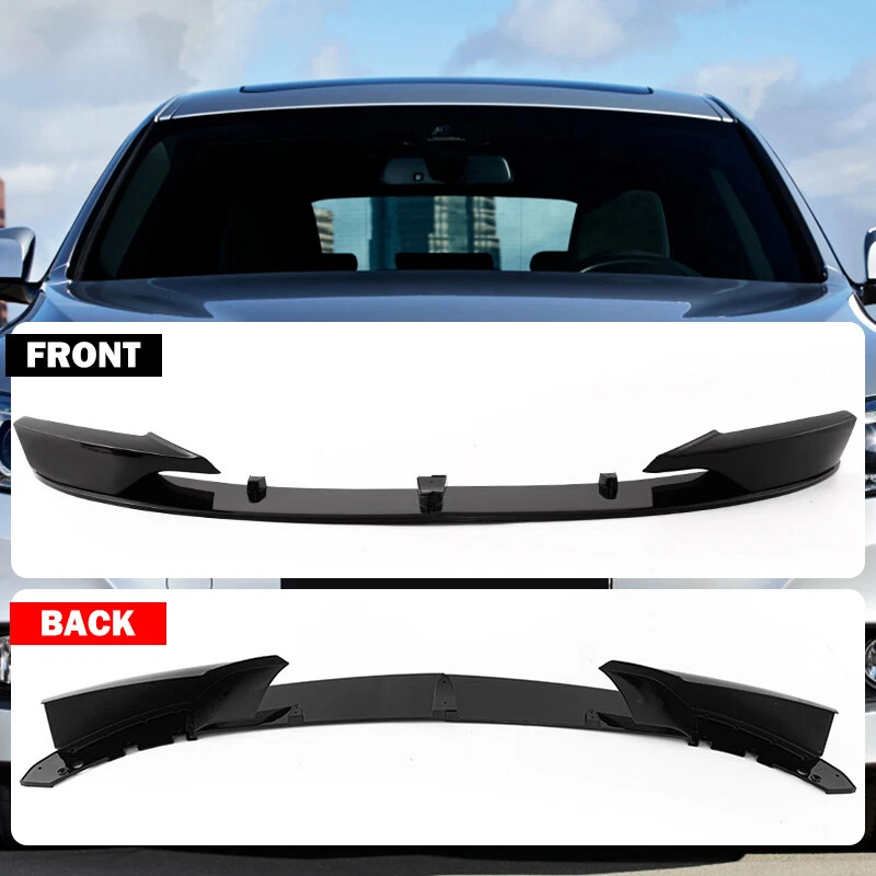 Divisor de parachoques delantero negro brillante para BMW F34 330i 335i GT 2014-2019 xDrive Foto 2 de 4