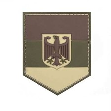 Emblem 3D Rubber Patch BRD Adler multitarn Deutschland Wappen Aufn&auml;her