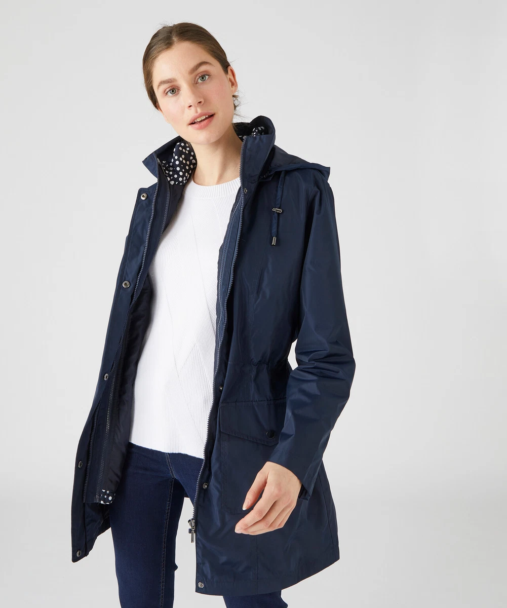 3 in 1 Coat Damart Women Large Items Detachable Hood Long Sleeves