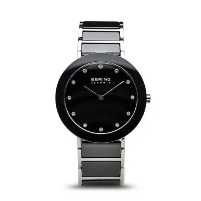 Bering Time Ceramic Silver Steel Case & Strap Ceramic Women's Watch 11435-749 - image 1 of 4