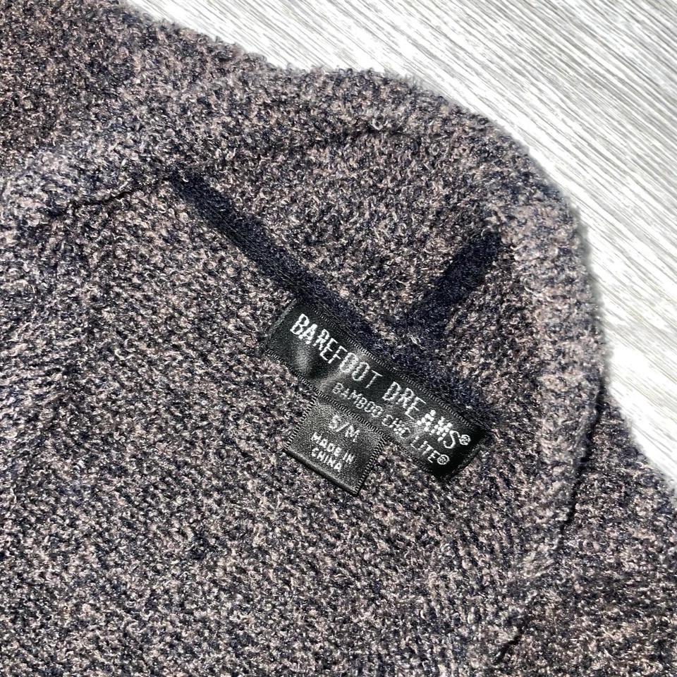 Cárdigan envolvente Barefoot Dreams Bamboo Chic Lite para mujer S/M frente abierto en cascada Foto 4 de 4