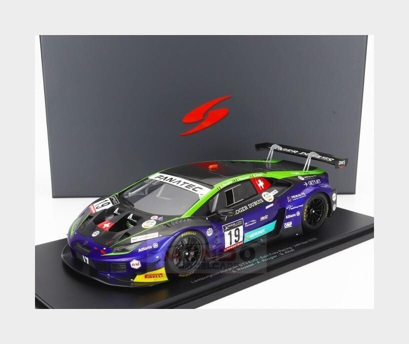 Lamborghini Huracán GT3 EVO Spark 1/18 miniature de course pour décoration de bureau chic