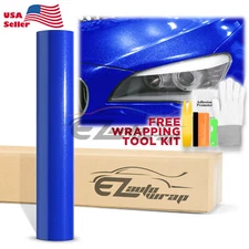 Gloss Diamond Glitter Royal Blue Sparkle Metallic Vinyl Wrap Sticker Decal Sheet