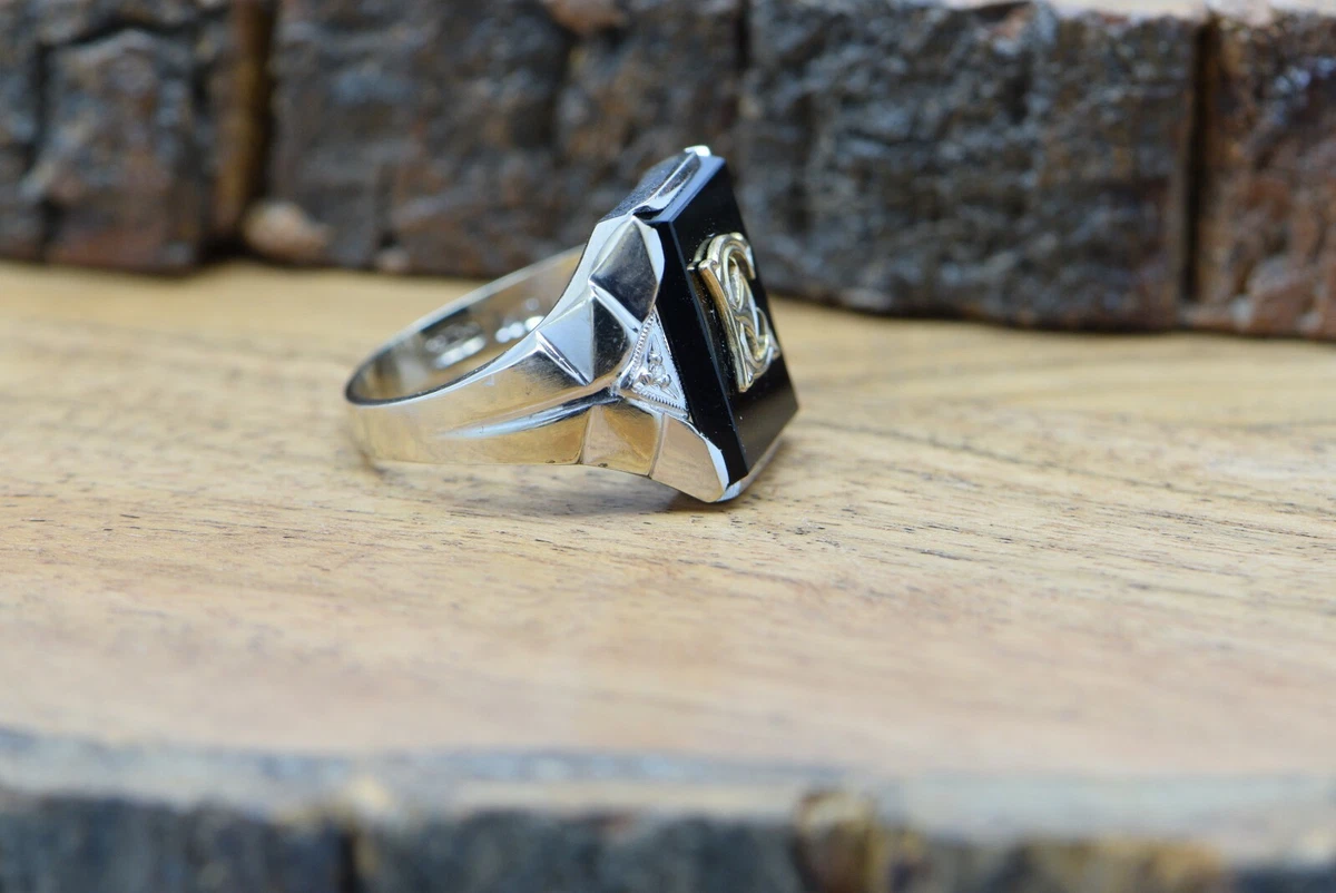 Vintage 10K White and Yellow Gold